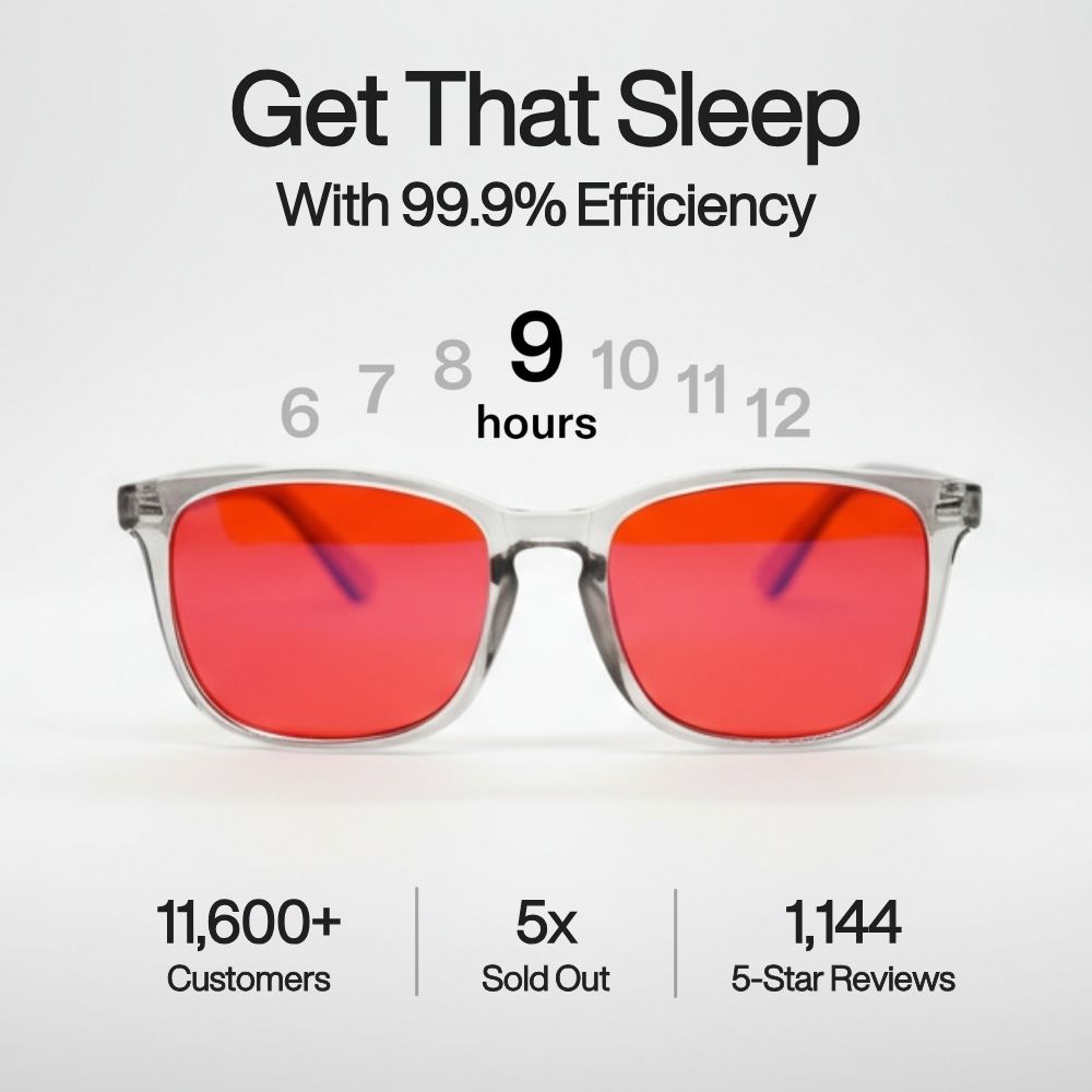 Flow State™ Unisex Red Lens Blue Light Glasses